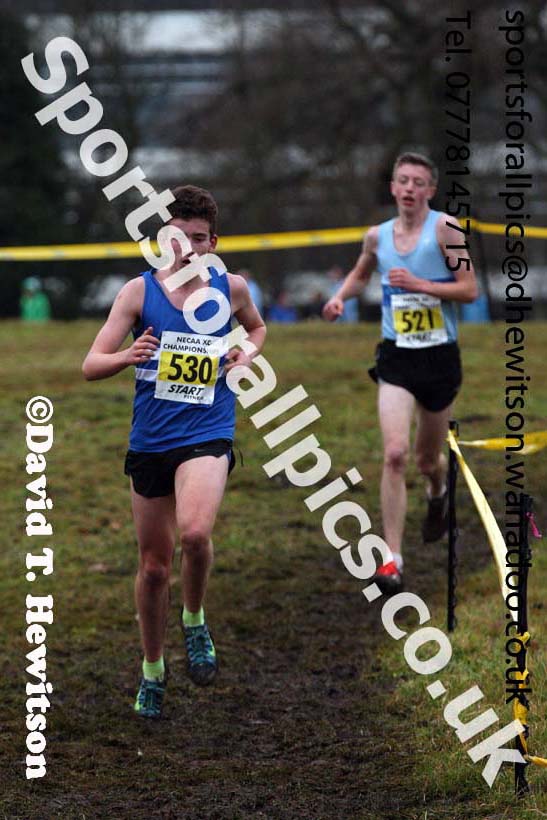 Mens under-17s North Eastern Cross Country, Aykley Heads, Durham. Photo: David T. Hewitson/Sports for All Pics